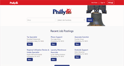 Desktop Screenshot of phillyjobs.com