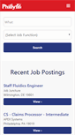 Mobile Screenshot of phillyjobs.com